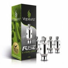 Vapouriz Fuse Dual Coil Clearomizer Heads/Coils - 5 Pack VAPING ACCESSORIES